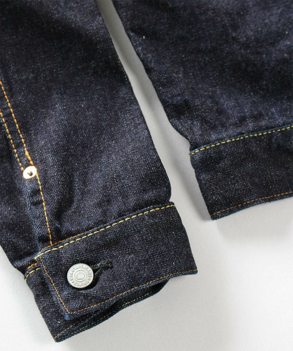 MOMOTARO 2105SP-5 15.7OZ ZIMBABWE COTTON DENIM GOING TO BATTLE (GTB) JACKET WITH WAIST POCKET