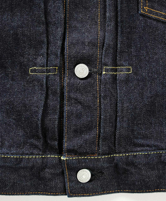 MOMOTARO 2105SP-5 15.7OZ ZIMBABWE COTTON DENIM GOING TO BATTLE (GTB) JACKET WITH WAIST POCKET