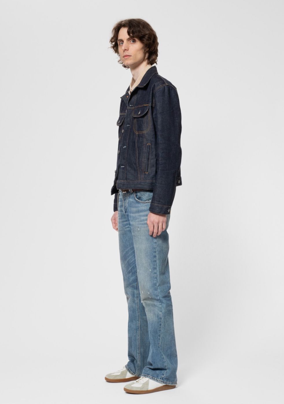 Danny Ace Selvage Denim Jacket D/02 Dry Blue