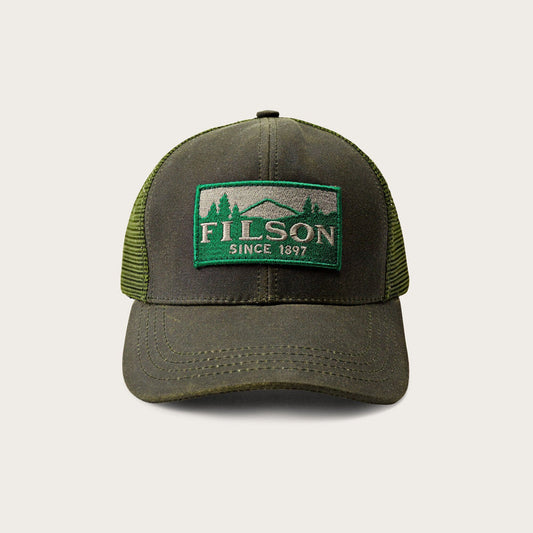 Filson Logger Mesh Cap Otter Green