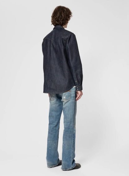 George Ace Selvage Denim Shirt D02/Dry Blue