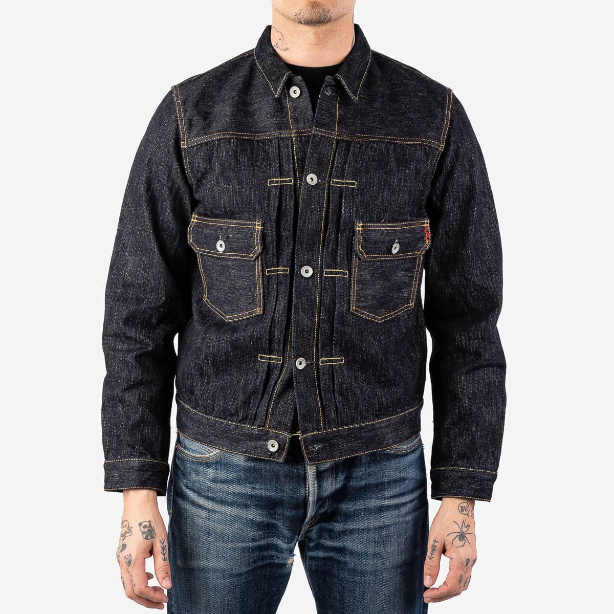 Iron Heart Jacket IH-507-SLB 16 oz Slubby Selvedge Type II Jacket- Ind ...