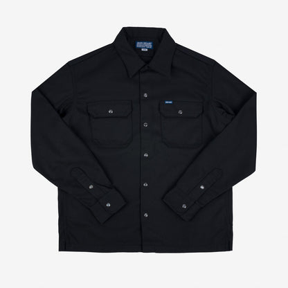 Iron Heart Shirt IHSH-364-BLK 11 Oz Mechanic Shirt - Black