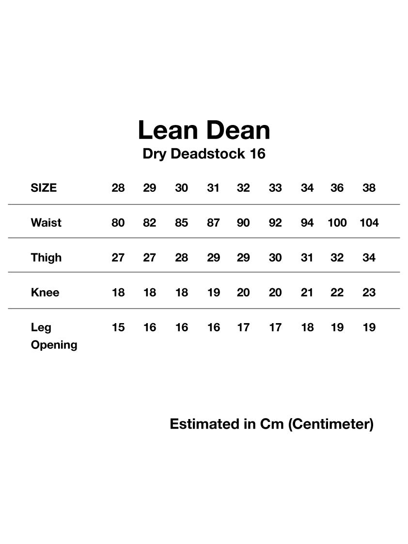 Lean Dean Dry Deadstock 16