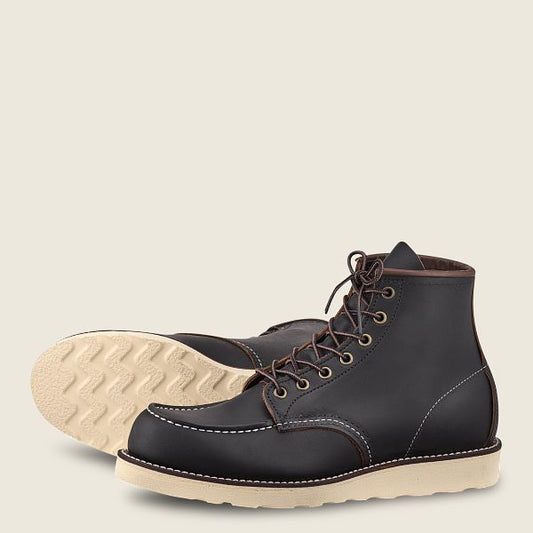 Redwing Shoes Type 8849 Classic Moc Toe Black Prairie