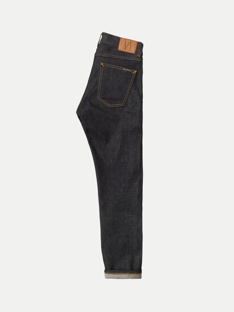 Slim Selvedge Jeans - Dark blue/Raw denim - Men | H&M IN