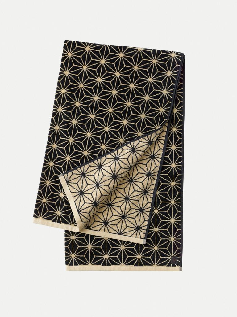 Beach Towel Asanoha Navy