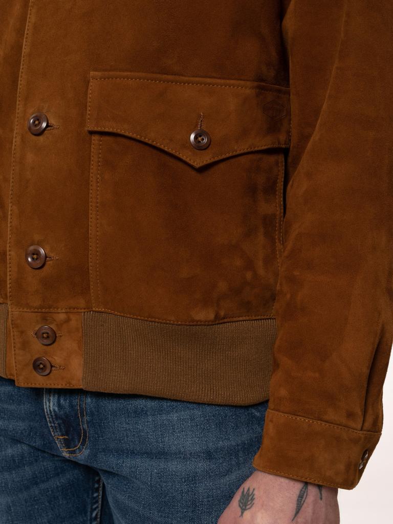 Steve Leather Jacket Cognac