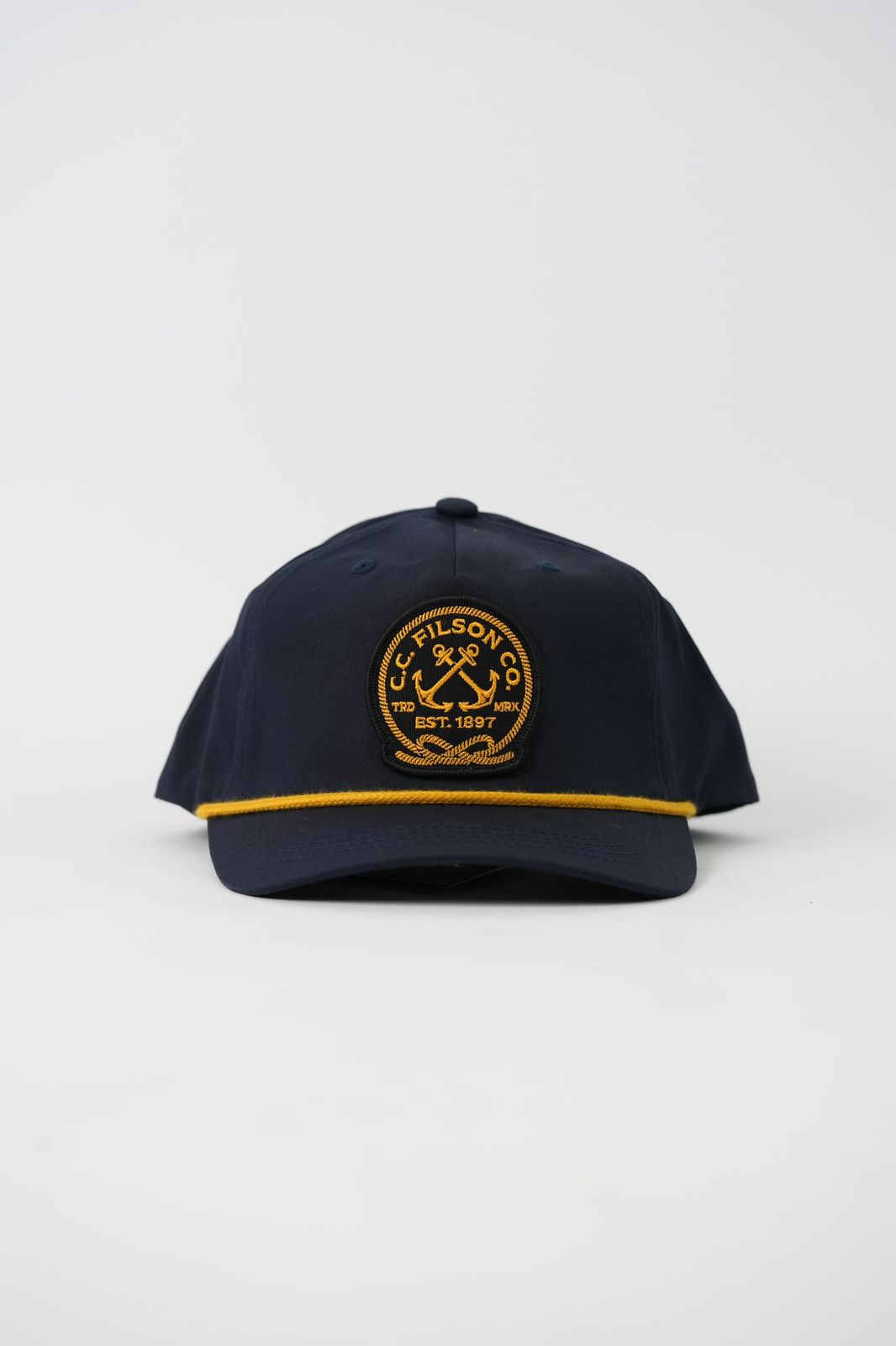 Filson Rope Trucker Cap Navy Anchor