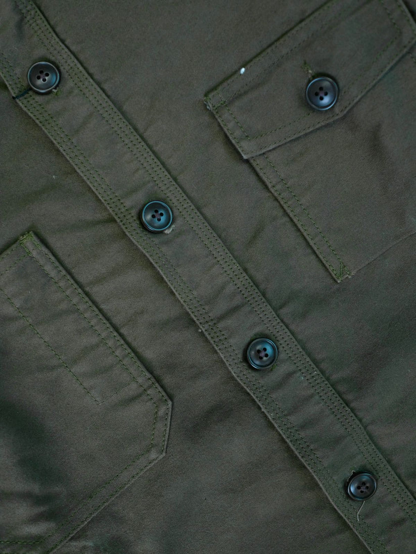 Momotaro 05-144 Heavy Moleskin Army Green – Limbro Denim