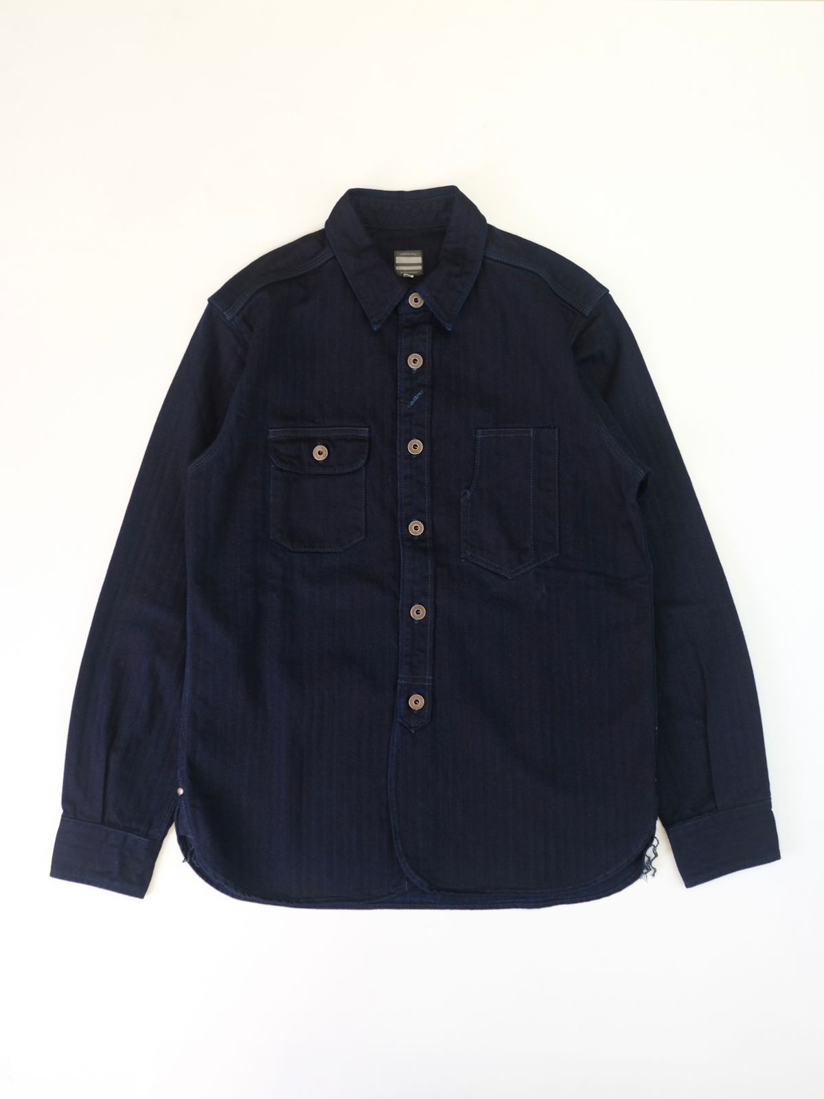 Momotaro Herringbone Work Shirt ID x ID 05-159