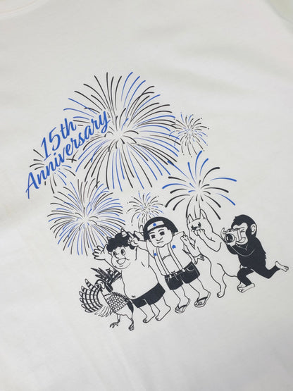 Momotaro 15THP 15th anniversary Tshirt White