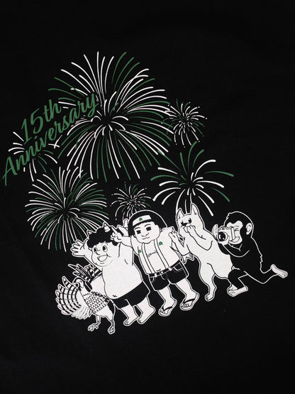 Momotaro 15THP 15th anniversary Tshirt Black