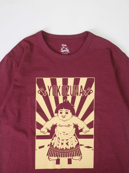 Momotaro 07-085 Yokozuna Tshirt Burgundy