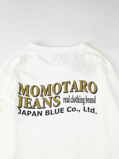 Momotaro MTS1020M31 White Long Sleeve Tees