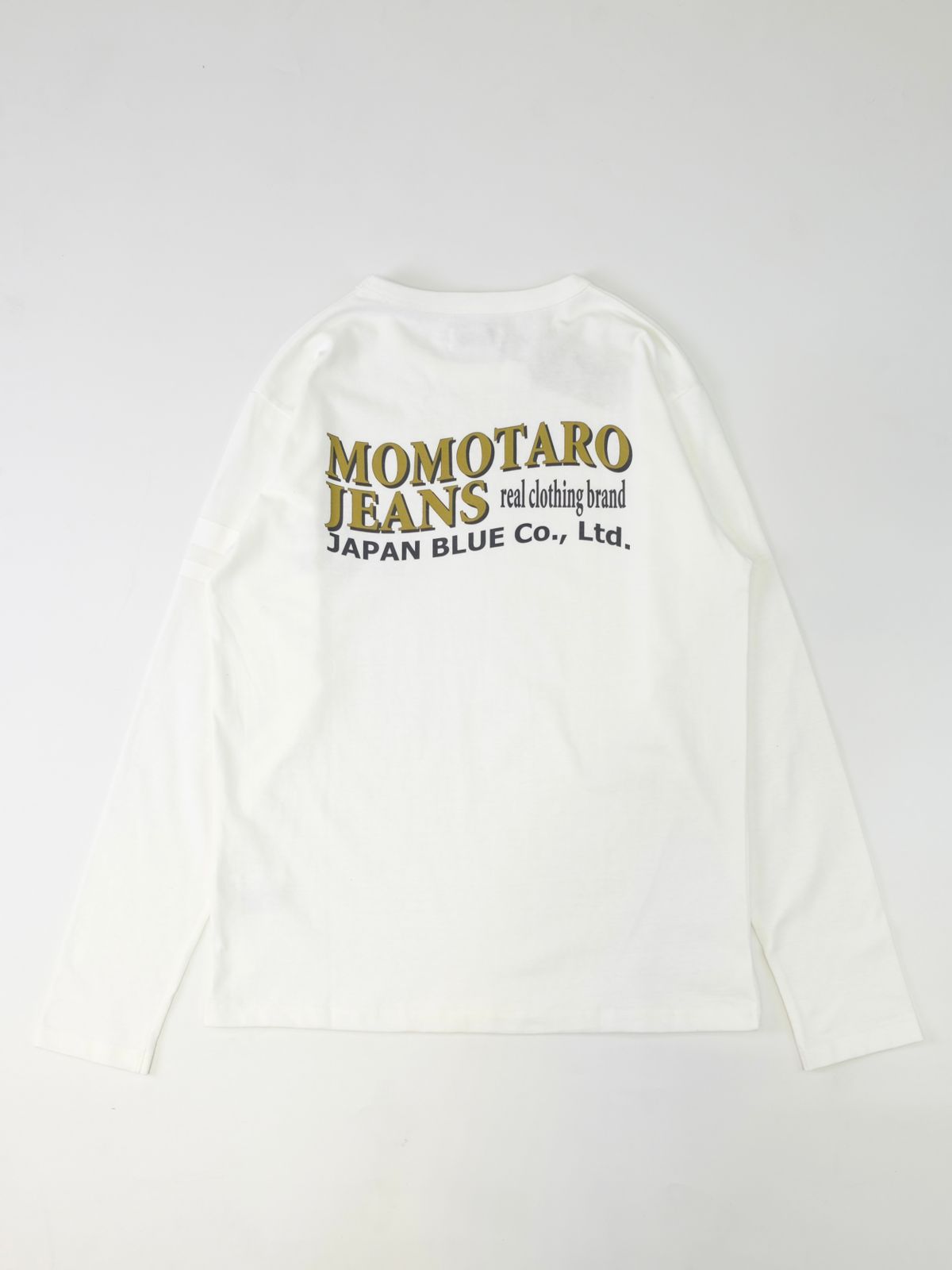 Momotaro MTS1020M31 White Long Sleeve Tees