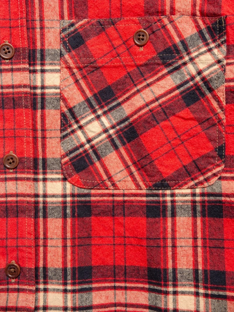 Filip Flannel Shirt Red