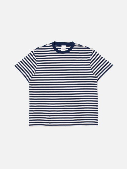 Leif Breton Stripe T-shirt Offwite/Blue