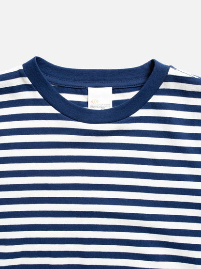 Leif Breton Stripe T-shirt Offwite/Blue