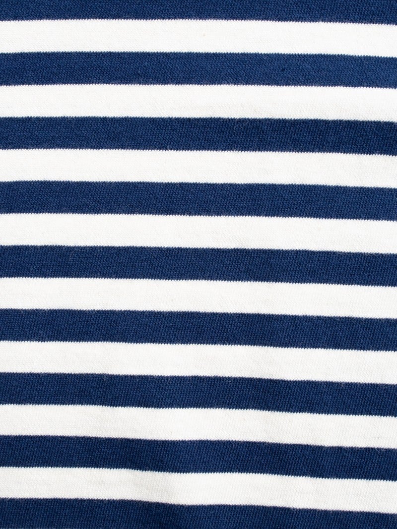 Leif Breton Stripe T-shirt Offwite/Blue