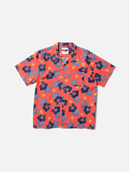 Arthur Flower Hawaii Shirt Red