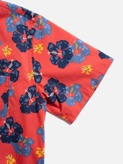 Arthur Flower Hawaii Shirt Red