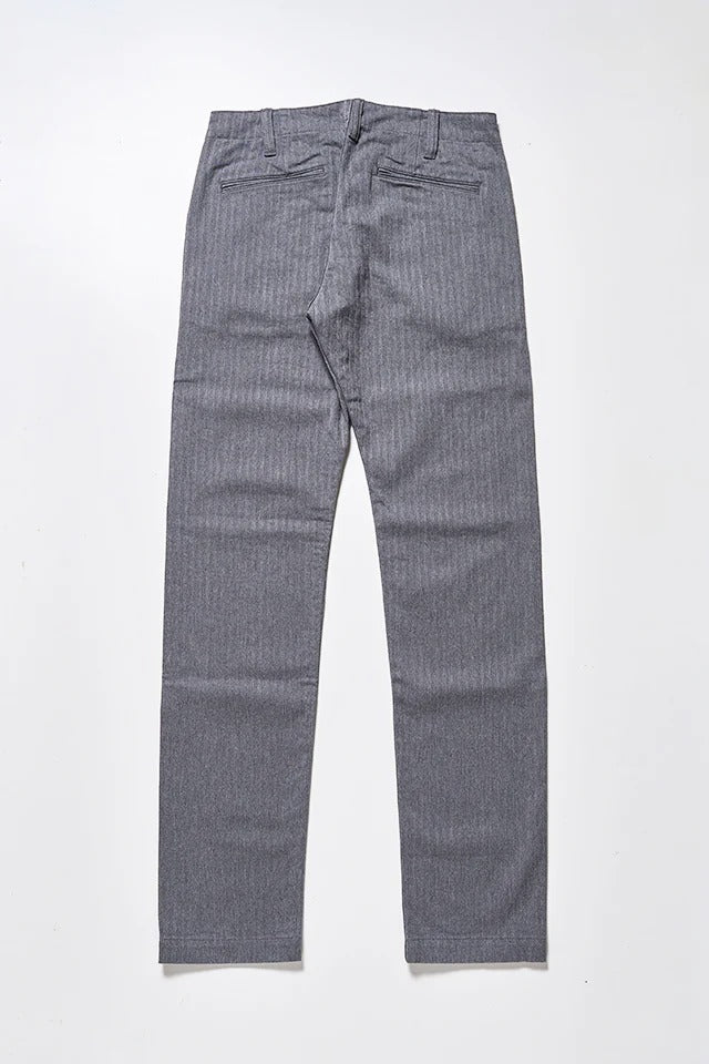 Pure Blue Japan 1168-GRY Herringbone Grey Trouser