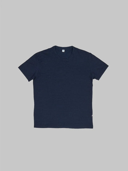 Pure Blue Japan SS-5011-D Dark Indigo Jersey Crewneck T-shirt