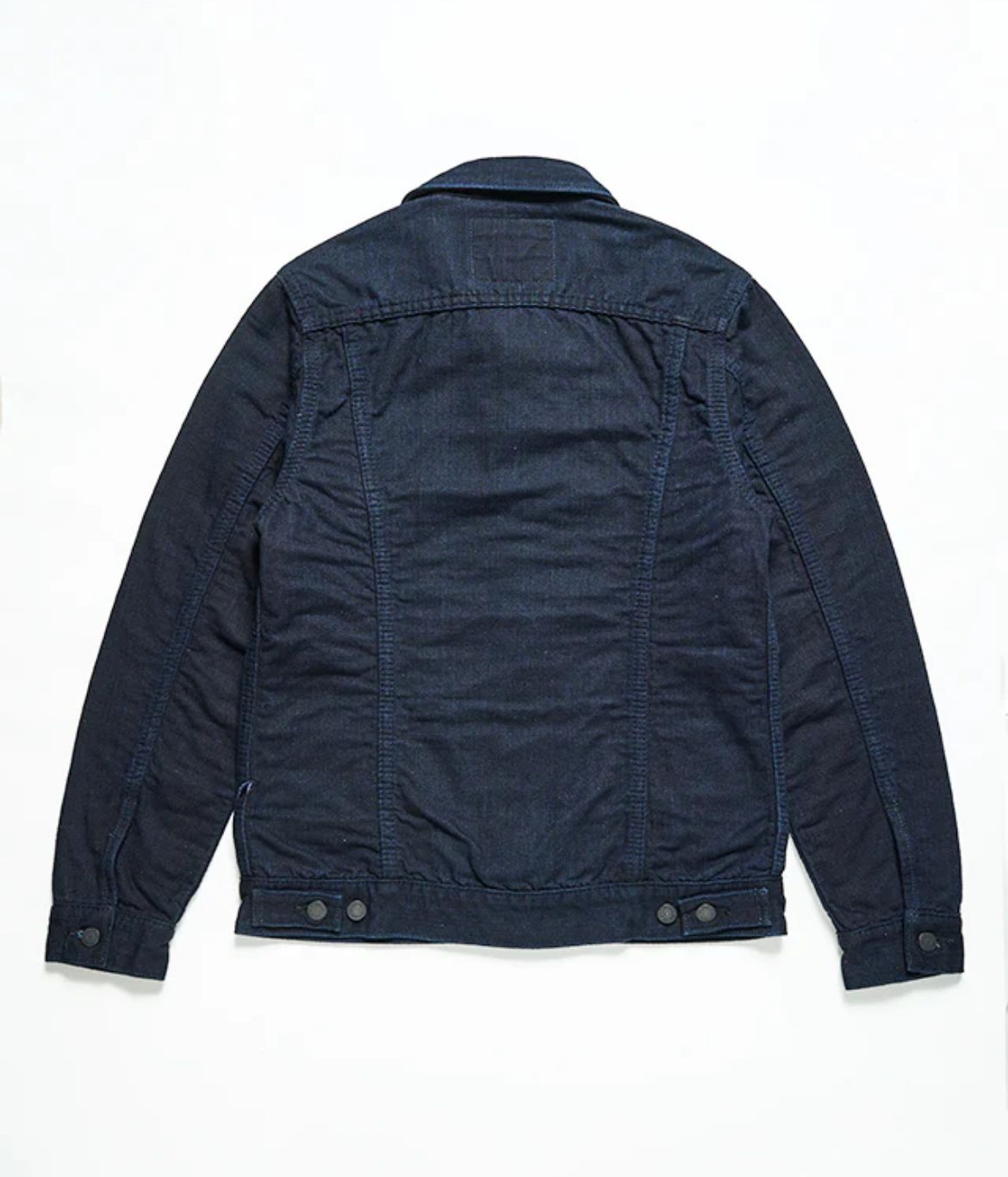 Pure Blue Japan 6115 Double Face Indigo x Stripe Type 2 Jacket