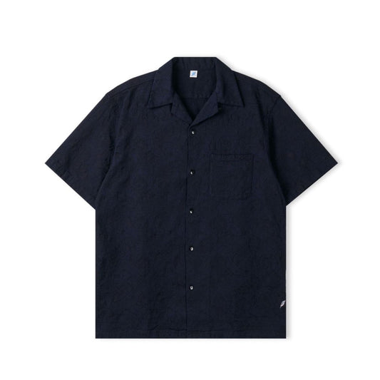 Pure Blue Japan SS-2227-1 Jacquard Shirt Paisley