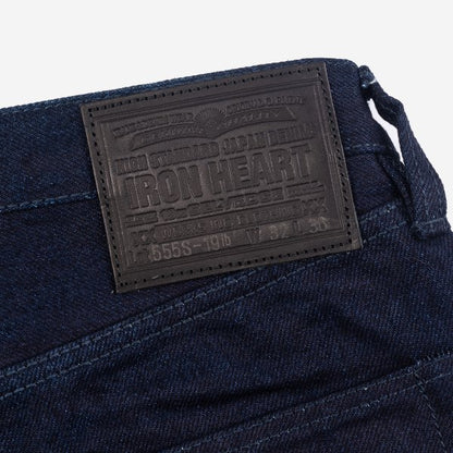 Iron Heart IH 555S 19ib 19oz Indigo Black Selvedge