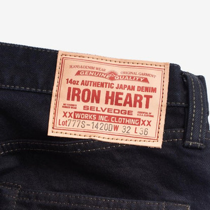 Iron Heart IH 777s 14od 14oz Indigo Overdyed Selvedge Denim