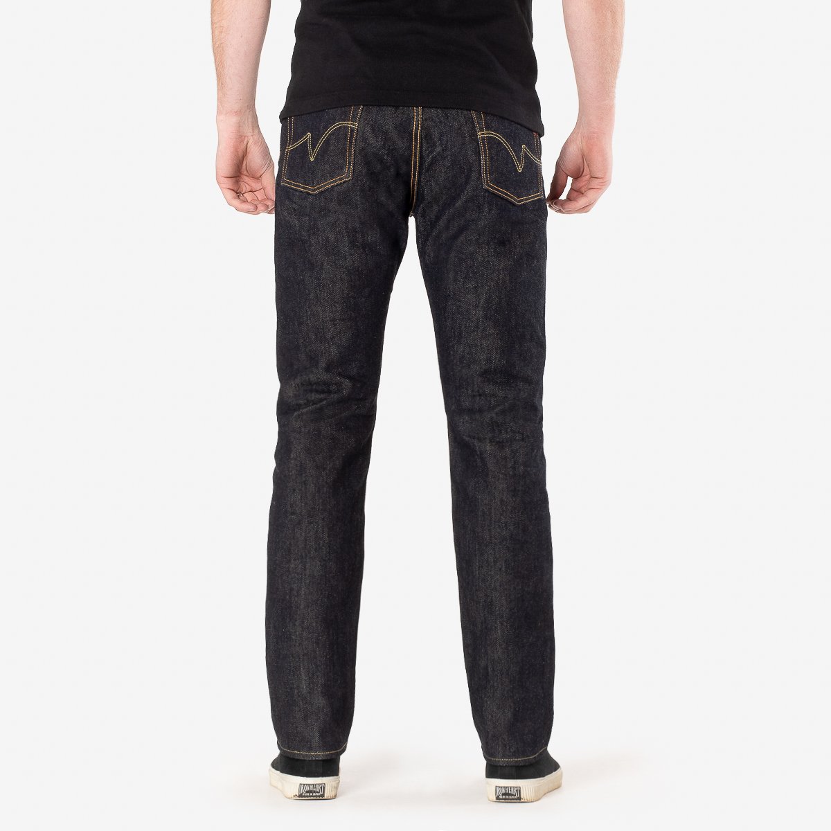 Iron Heart IH-888S-21 21oz Selvedge Denim Medium/High Rise Tapered Cut Jeans - Indigo