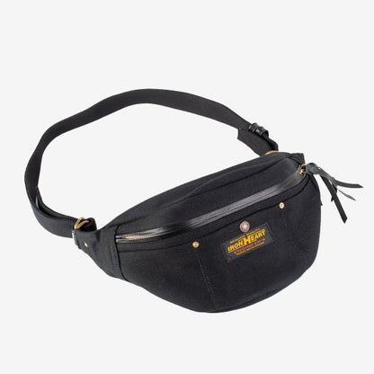 Iron Heart IHE-37 21 Oz Black Waist Bag