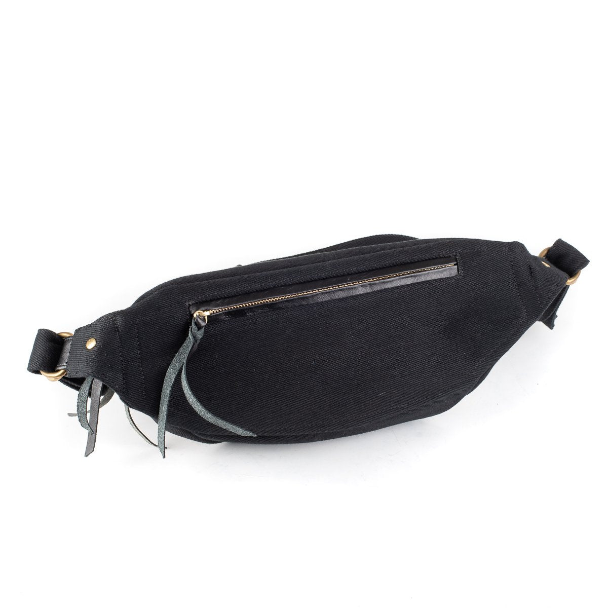 Iron Heart IHE-37 21 Oz Black Waist Bag