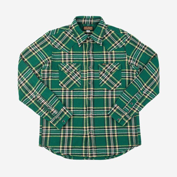 Heavy Green Check Flannel