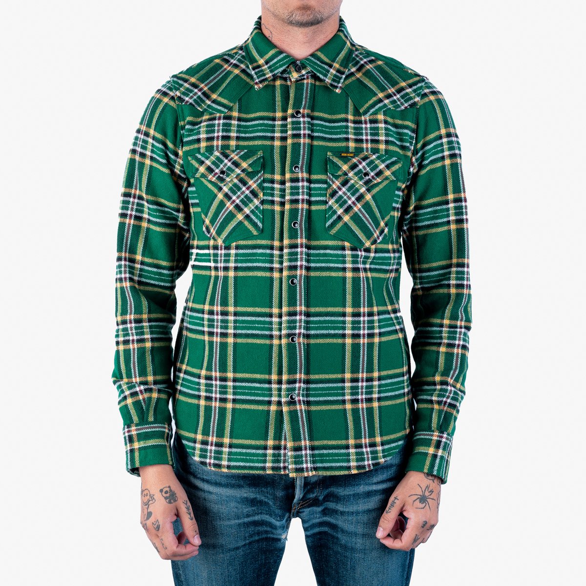 Iron Heart UHF Ultra Heavy Flannel IHSH 311 Green