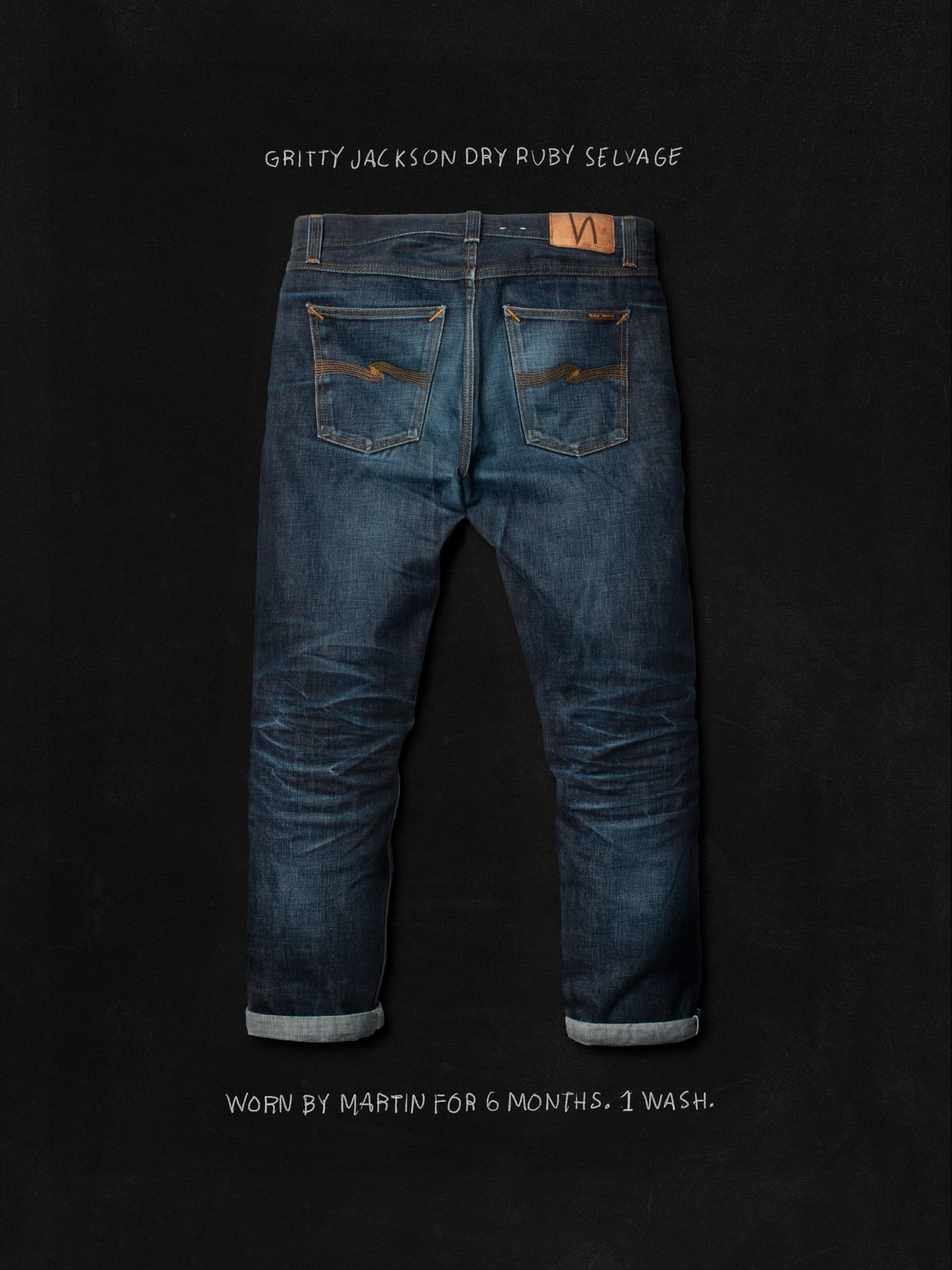 Gritty Jackson Dry Ruby Selvage – Limbro Denim