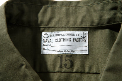 N-3 UTILITY SHIRT L/S (STENCIL) 150 OLIVE MS19016