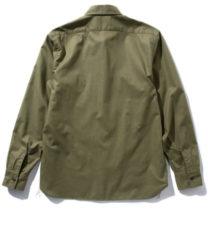 N-3 UTILITY SHIRT L/S (STENCIL) 150 OLIVE MS19016