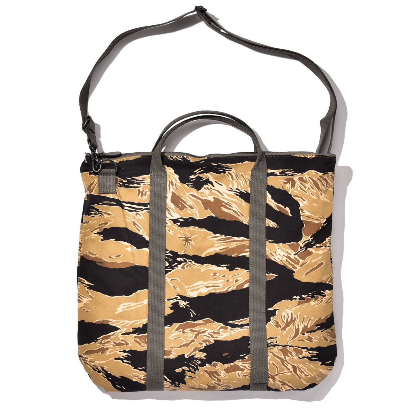 TIGER CAMOUFLAGE HELMET BAG / GOLD TONE GOLD MA20002