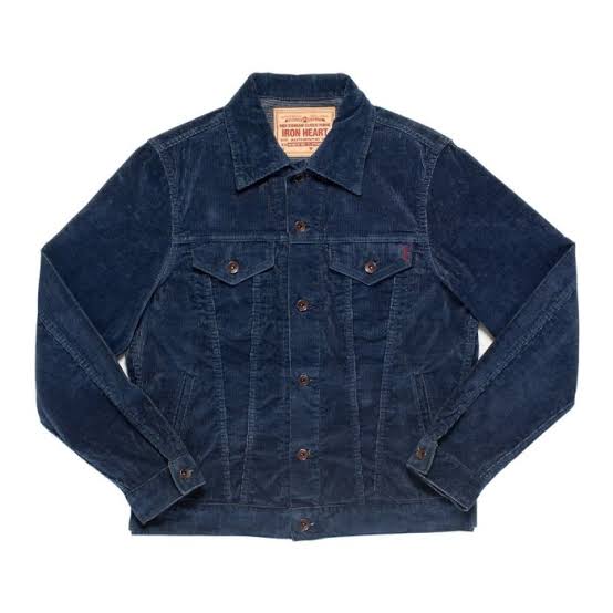 Iron Heart Indigo Corduroy Jacket IHJ-82