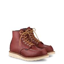 Redwing 8864 GORE-TEX MOC TOE 6-INCH BOOT IN RUSSET WATERPROOF LEATHER