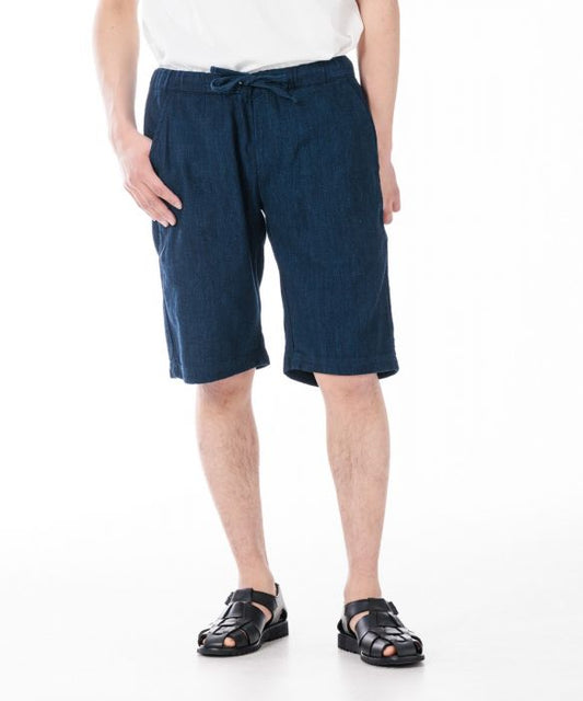 Momotaro MSP1020M31 Indigo Jacquard Short