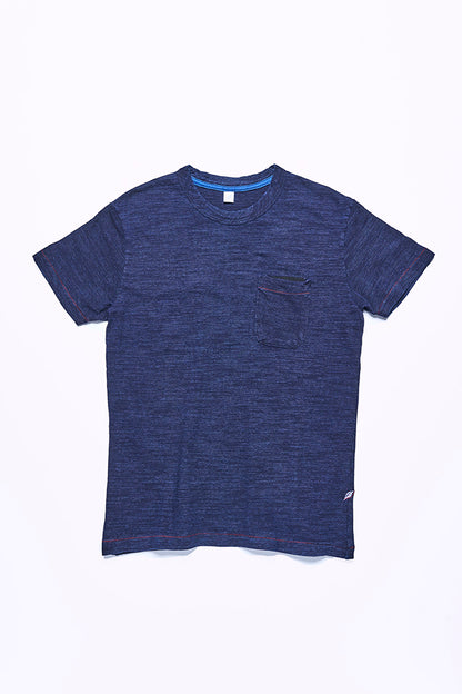 Pure Blue Japan SS-5399 Slub Jersey Pocket Tshirt